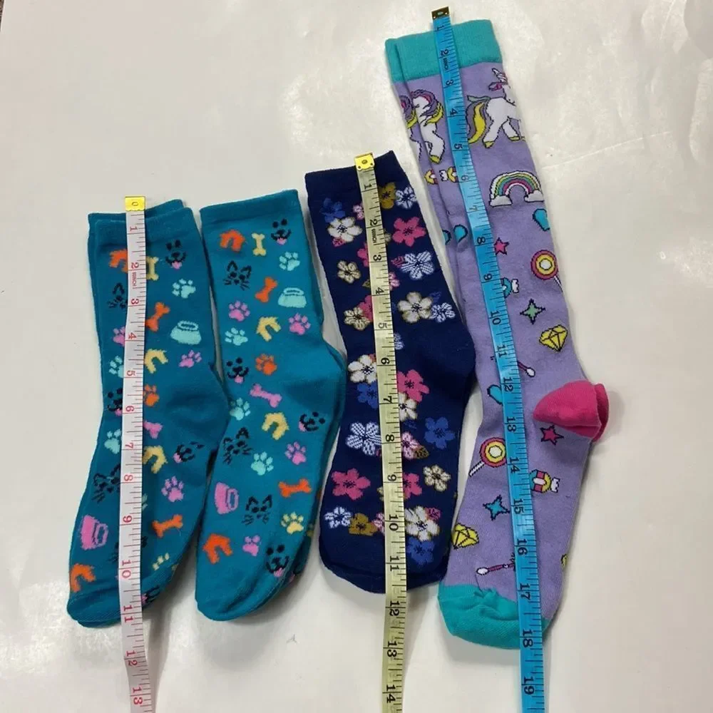 Set 4 Girl Socks